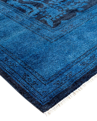 Vibrance, One-of-a-Kind Handmade Area Rug - Blue, 5' 1" x 7' 7" - Solo Rugs