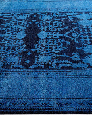 Vibrance, One-of-a-Kind Handmade Area Rug - Blue, 5' 1" x 7' 7" - Solo Rugs