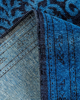 Vibrance, One-of-a-Kind Handmade Area Rug - Blue, 5' 1" x 7' 7" - Solo Rugs