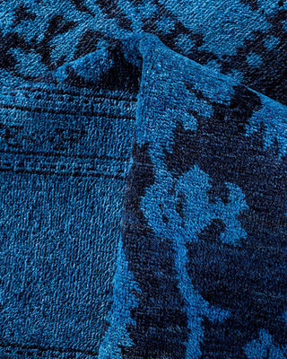 Vibrance, One-of-a-Kind Handmade Area Rug - Blue, 5' 1" x 7' 7" - Solo Rugs