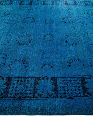 Vibrance, One-of-a-Kind Handmade Area Rug - Blue, 8' 2" x 10' 6" - Solo Rugs