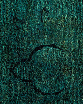 Vibrance, One-of-a-Kind Handmade Area Rug - Green, 11' 10" x 12' 5" - Solo Rugs
