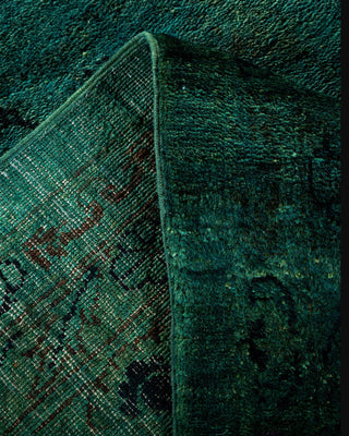 Vibrance, One-of-a-Kind Handmade Area Rug - Green, 11' 10" x 12' 5" - Solo Rugs