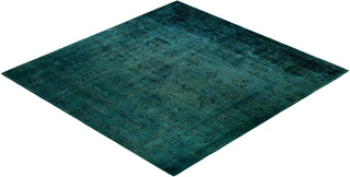 Vibrance, One-of-a-Kind Handmade Area Rug - Green, 11' 10" x 12' 5" - Solo Rugs
