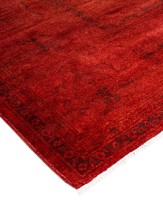 Vibrance, One-of-a-Kind Handmade Area Rug - Orange, 8' 1" x 10' 1" - Solo Rugs