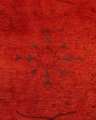 Vibrance, One-of-a-Kind Handmade Area Rug - Orange, 8' 1" x 10' 1" - Solo Rugs