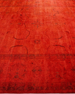 Vibrance, One-of-a-Kind Handmade Area Rug - Orange, 8' 1" x 10' 1" - Solo Rugs