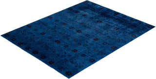Vibrance, One-of-a-Kind Handmade Area Rug - Purple, 8' 0" x 10' 3" - Solo Rugs