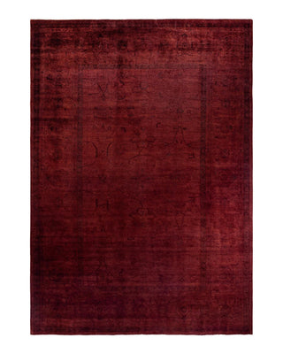 Vibrance, One-of-a-Kind Handmade Area Rug - Red, 10' 1" x 14' 1" - Solo Rugs