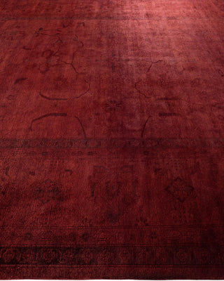 Vibrance, One-of-a-Kind Handmade Area Rug - Red, 10' 1" x 14' 1" - Solo Rugs