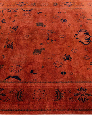 Vibrance, One-of-a-Kind Handmade Area Rug - Red, 6' 0" x 8' 9" - Solo Rugs