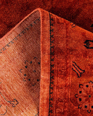 Vibrance, One-of-a-Kind Handmade Area Rug - Red, 6' 0" x 8' 9" - Solo Rugs