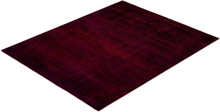 Vibrance, One-of-a-Kind Handmade Area Rug - Red, 8' 1" x 10' 1" - Solo Rugs