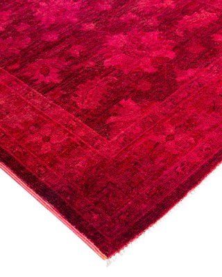 Vibrance, One-of-a-Kind Handmade Runner Rug - Pink, 2' 8" x 22' 1" - Solo Rugs