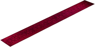 Vibrance, One-of-a-Kind Handmade Runner Rug - Pink, 2' 8" x 22' 1" - Solo Rugs