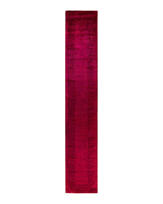 Vibrance, One-of-a-Kind Handmade Runner Rug - Red, 2' 8" x 15' 8" - Solo Rugs