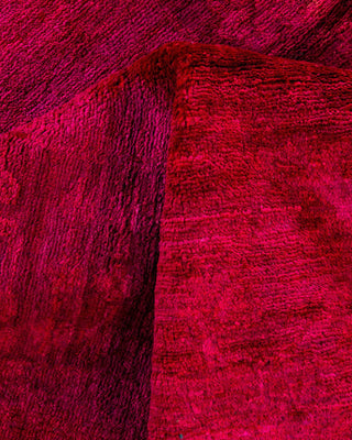 Vibrance, One-of-a-Kind Handmade Runner Rug - Red, 2' 8" x 15' 8" - Solo Rugs