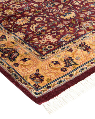 Traditional Mogul Red Wool Runner 2' 8" x 10' 3" - Solo Rugs