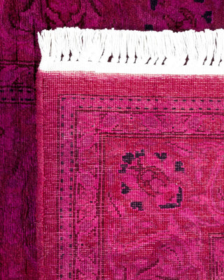 Contemporary Fine Vibrance Purple Wool Runner 2' 5" x 11' 6" - Solo Rugs