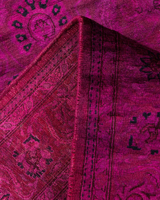 Contemporary Fine Vibrance Purple Wool Runner 2' 5" x 11' 6" - Solo Rugs