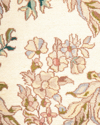Traditional Mogul Ivory Wool Area Rug 11' 9" x 17' 10" - Solo Rugs