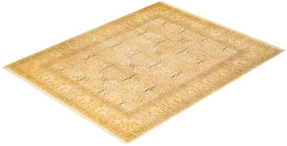Traditional Mogul Ivory Wool Area Rug 8' 2" x 10' 4" - Solo Rugs