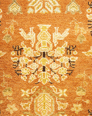 Traditional Mogul Brown Wool Area Rug 8' 1" x 10' 2" - Solo Rugs