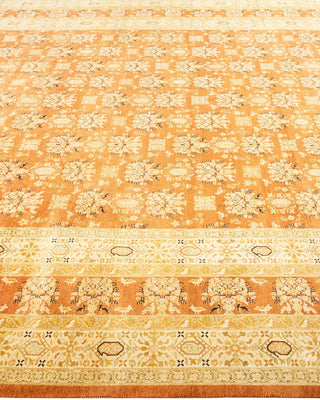Traditional Mogul Brown Wool Area Rug 8' 1" x 10' 2" - Solo Rugs