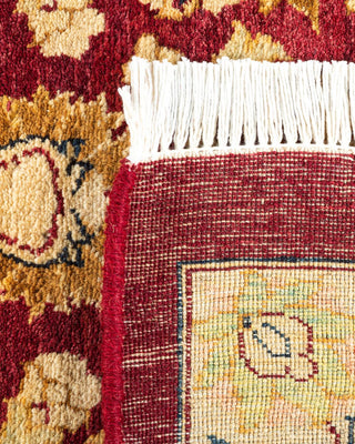 Traditional Mogul Red Wool Area Rug 8' 1" x 10' 2" - Solo Rugs