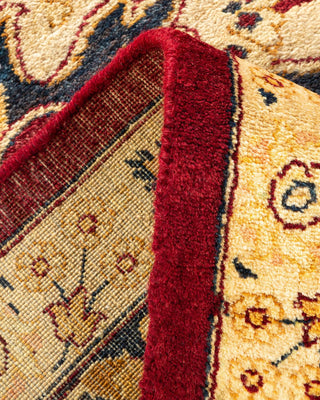 Traditional Mogul Red Wool Area Rug 8' 1" x 10' 2" - Solo Rugs