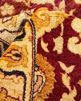 Traditional Mogul Red Wool Area Rug 8' 1" x 10' 2" - Solo Rugs