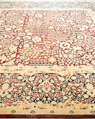 Mogul, One-of-a-Kind Hand-Knotted Area Rug - Red, 8' 0" x 8' 3" - Solo Rugs