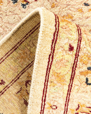 Traditional Mogul Ivory Wool Area Rug 3' 1" x 5' 2" - Solo Rugs