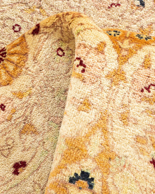 Traditional Mogul Ivory Wool Area Rug 3' 1" x 5' 2" - Solo Rugs