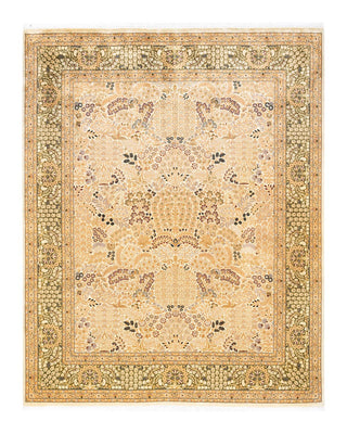 Mogul, One-of-a-Kind Hand-Knotted Area Rug - Ivory, 8' 4" x 10' 3" - Solo Rugs