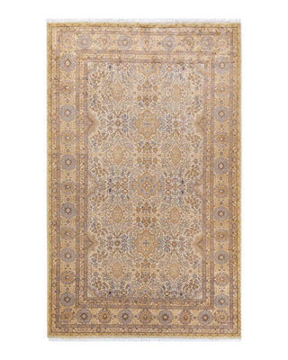 Mogul, One-of-a-Kind Hand-Knotted Area Rug - Ivory, 6' 0" x 9' 8" - Solo Rugs