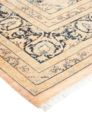 Traditional Mogul Beige Wool Area Rug 8' 2" x 9' 10" - Solo Rugs
