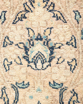 Traditional Mogul Beige Wool Area Rug 8' 2" x 9' 10" - Solo Rugs