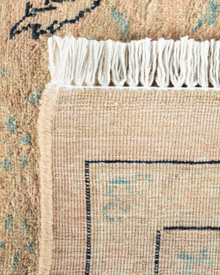 Traditional Mogul Beige Wool Area Rug 8' 2" x 9' 10" - Solo Rugs