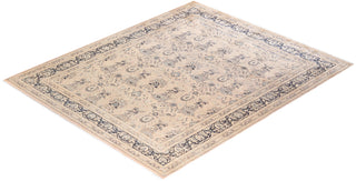 Traditional Mogul Beige Wool Area Rug 8' 2" x 9' 10" - Solo Rugs