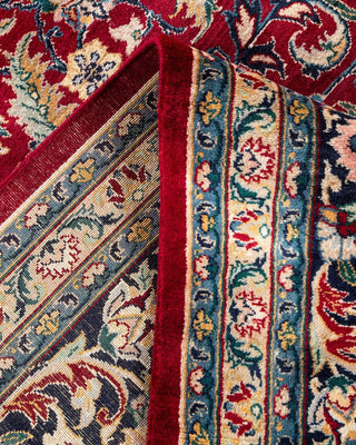 Traditional Mogul Red Wool Area Rug 8' 2" x 9' 10" - Solo Rugs