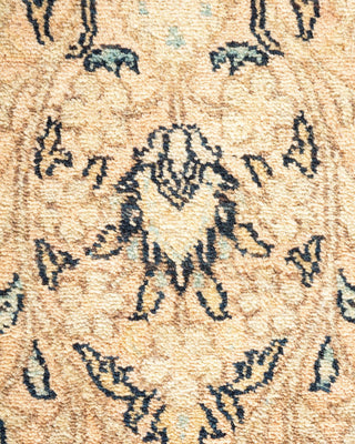 Traditional Mogul Beige Wool Area Rug 8' 1" x 10' 3" - Solo Rugs