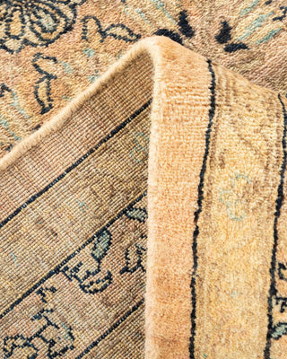Traditional Mogul Beige Wool Area Rug 8' 1" x 10' 3" - Solo Rugs