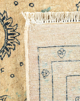 Traditional Mogul Beige Wool Area Rug 10' 3" x 17' 10" - Solo Rugs