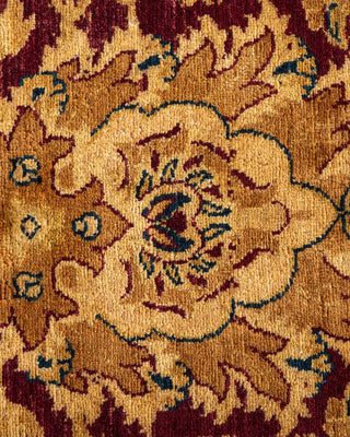 Traditional Mogul Red Wool Area Rug 6' 2" x 9' 0" - Solo Rugs