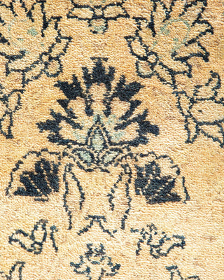 Traditional Mogul Beige Wool Area Rug 10' 3" x 18' 8" - Solo Rugs