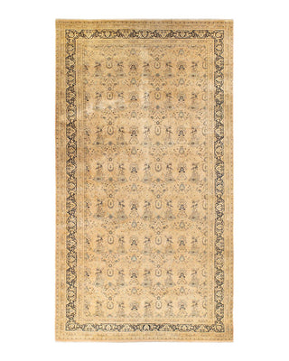 Traditional Mogul Beige Wool Area Rug 10' 3" x 18' 8" - Solo Rugs