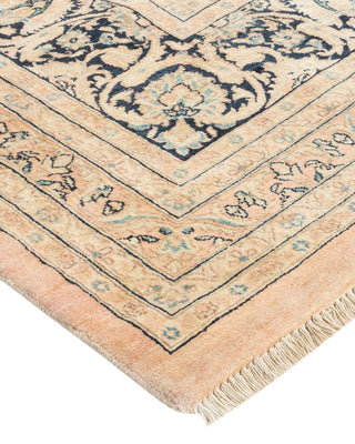 Traditional Mogul Beige Wool Area Rug 9' 2" x 18' 7" - Solo Rugs