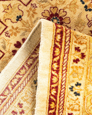 Traditional Mogul Ivory Wool Area Rug 8' 1" x 16' 3" - Solo Rugs