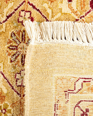 Traditional Mogul Ivory Wool Area Rug 8' 2" x 10' 3" - Solo Rugs